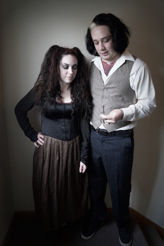 DIY Sweeney Todd and Mrs. Lovett Couples Halloween Costume 